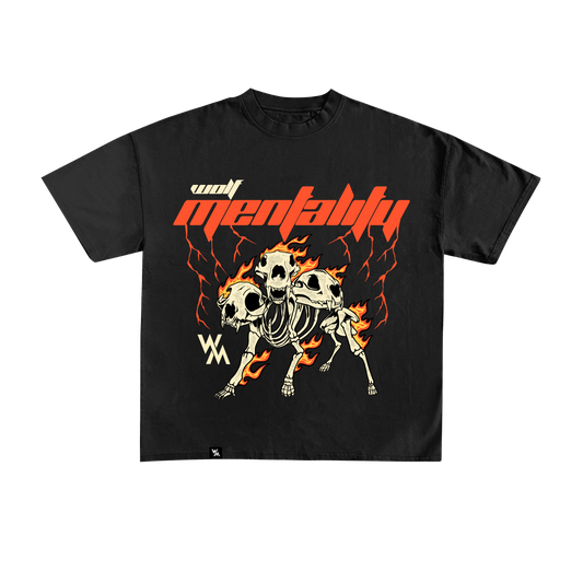 3 Headed Wolf "Premium" Oversized Tee