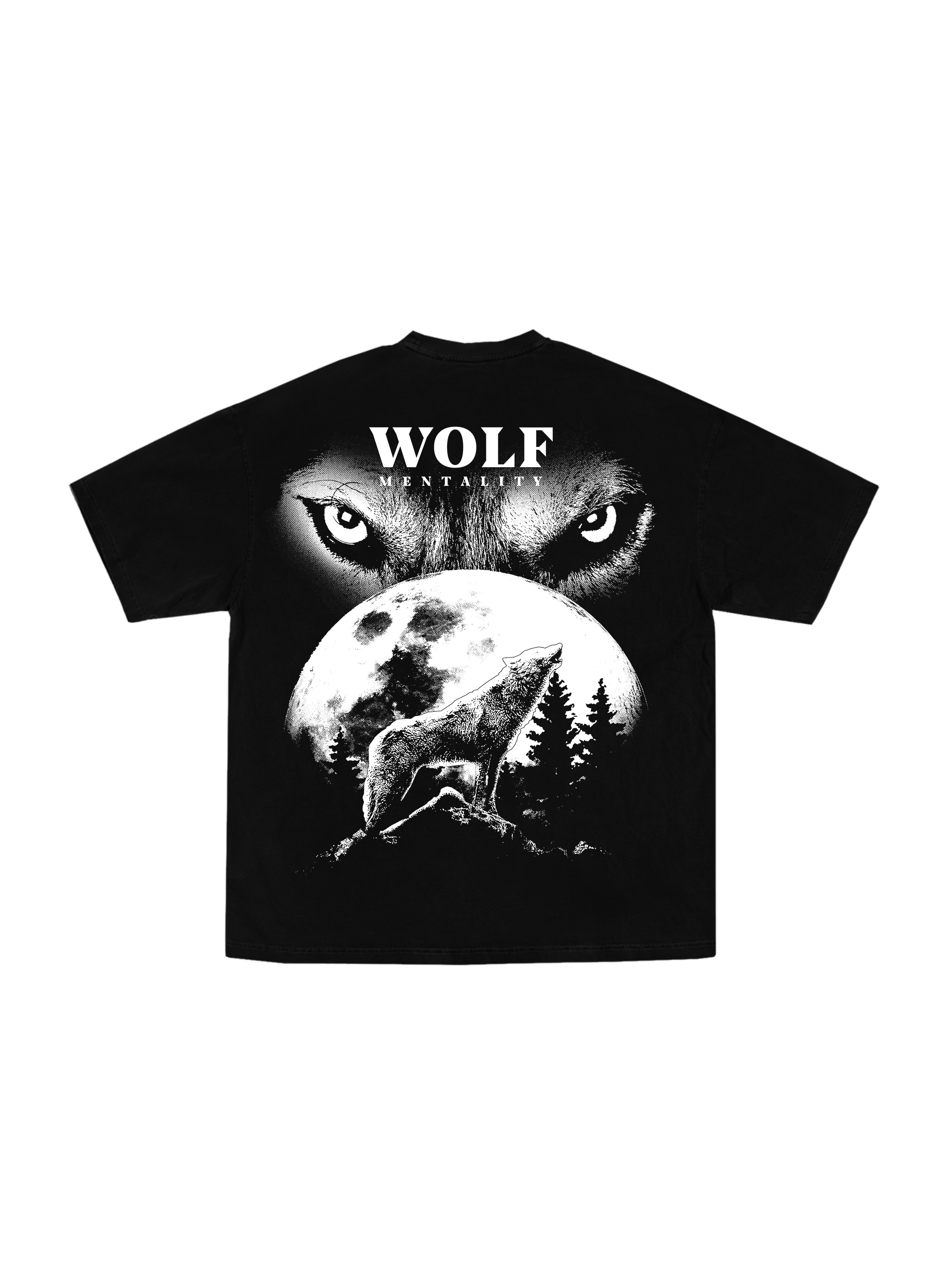 Howling Wolf Tee Wolfmentalityclothing